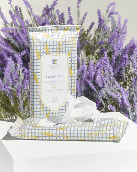 Beekman Facial Cleansing Wipes - Lavender