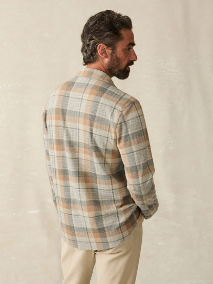 Faherty Legend Sweater Shirt - Western Outpost Plaid